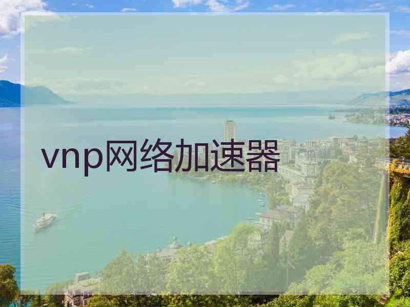 vnp网络加速器