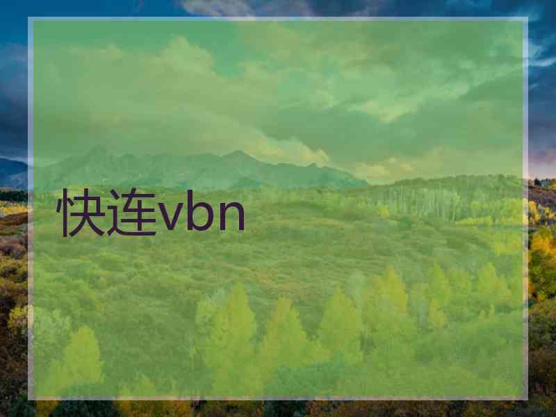 快连vbn