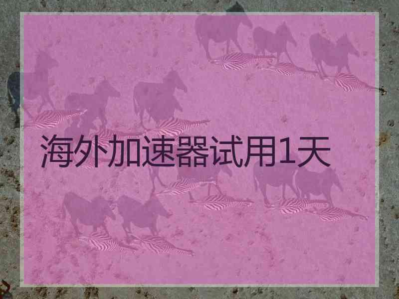 海外加速器试用1天