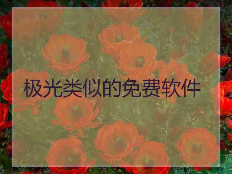 极光类似的免费软件