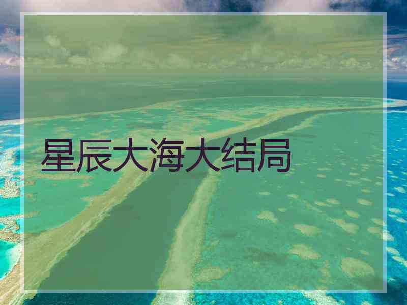 星辰大海大结局