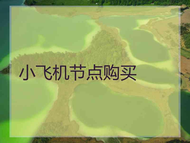 小飞机节点购买