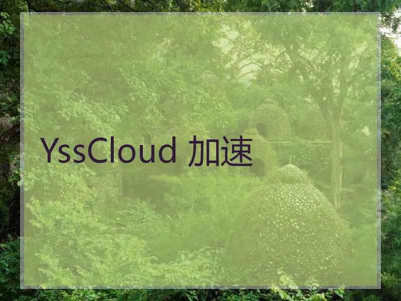 YssCloud 加速