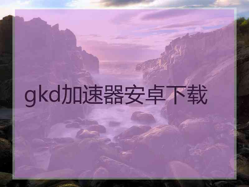 gkd加速器安卓下载