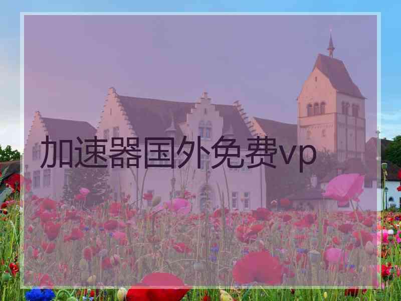 加速器国外免费vp