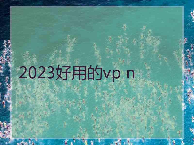 2023好用的vp n