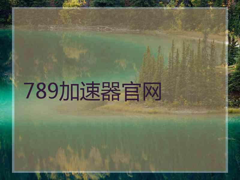 789加速器官网